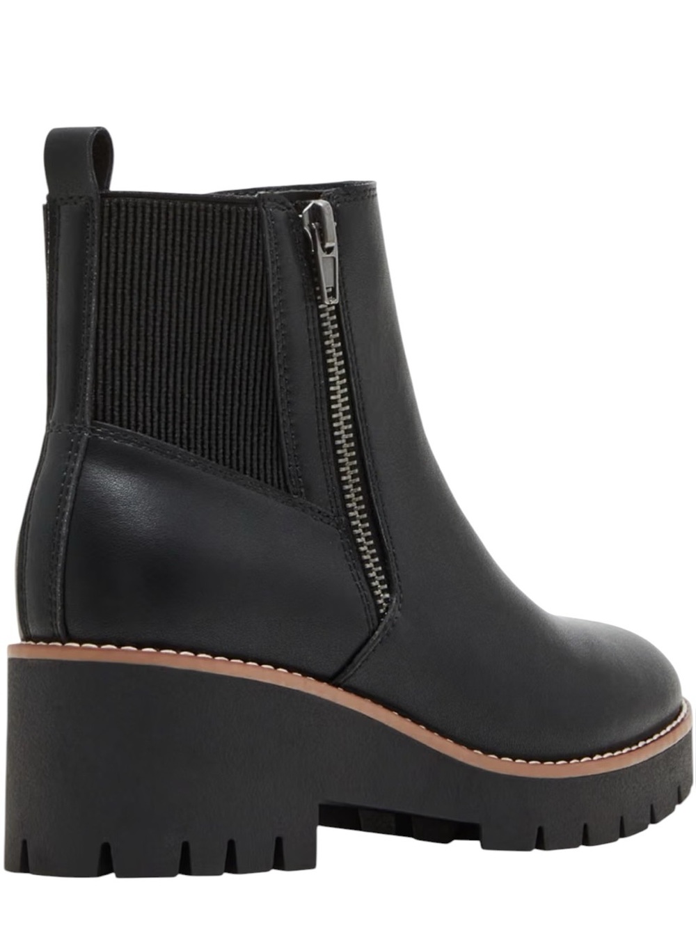 NWT Blondo Demario’s Black Leather Zip-Accent Ankle Bootie retail $159 - Picture 8 of 9